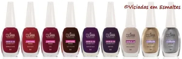 Café Italiano * Esmaltes Colorama * Coleção 2009
