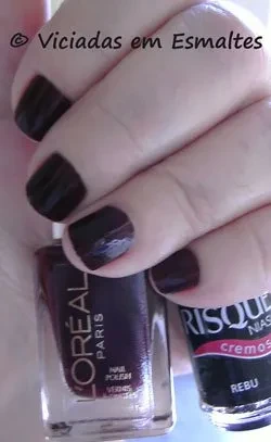 L'oréal 380 + Rebu Risqué unhas decoradas e esmaltes