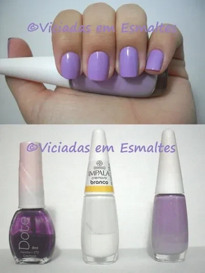 Unhas e Misturinha de Esmaltes