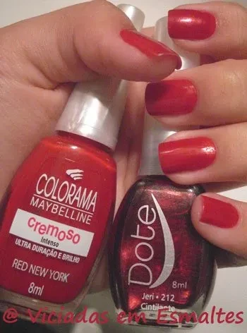 esmalte e unhas