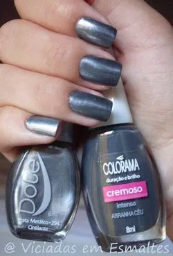 Esmalte Arranha Céu * Colorama + Prata * Dote