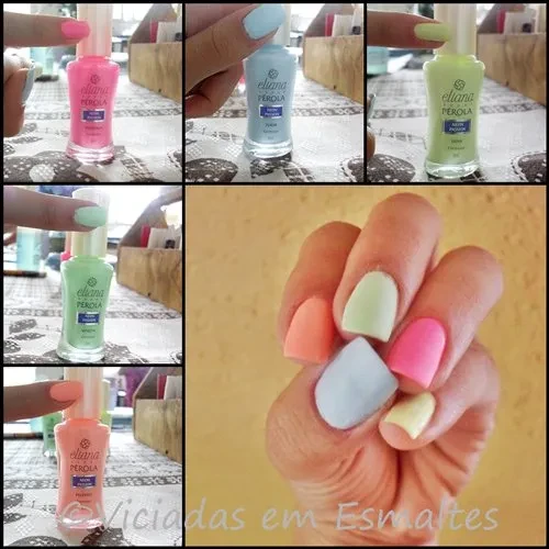 Coleção Neon Passion Eliana Esmaltes Eliana e Unhas