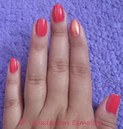 Esmaltes rosa e Unhas