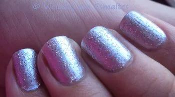 Esmalte Prata * Top Beauty + Glitter Nyce