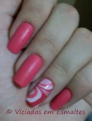 Unhas marmorizadas