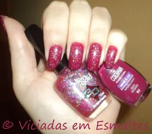 Esmaltes Beijo Roubado *Colorama + Glitter 3D * Ellen Gold