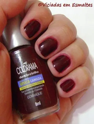 Esmalte Conhaque * Única Camada Colorama