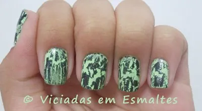 Esmaltes Ludurana * Craquelado Black e Flocado Relâmpago
