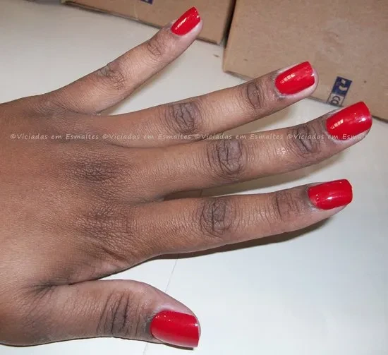 Unhas Colors Vermelha Unhas Colors Vermelha Fing´rs