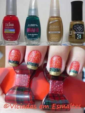Unhas Decoradas Unhas Decoradas de Natal