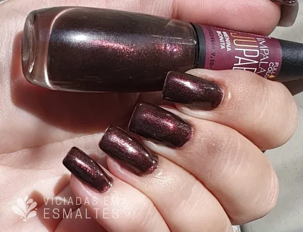 Unha com Esmalte Ju Paes Menina Bonita