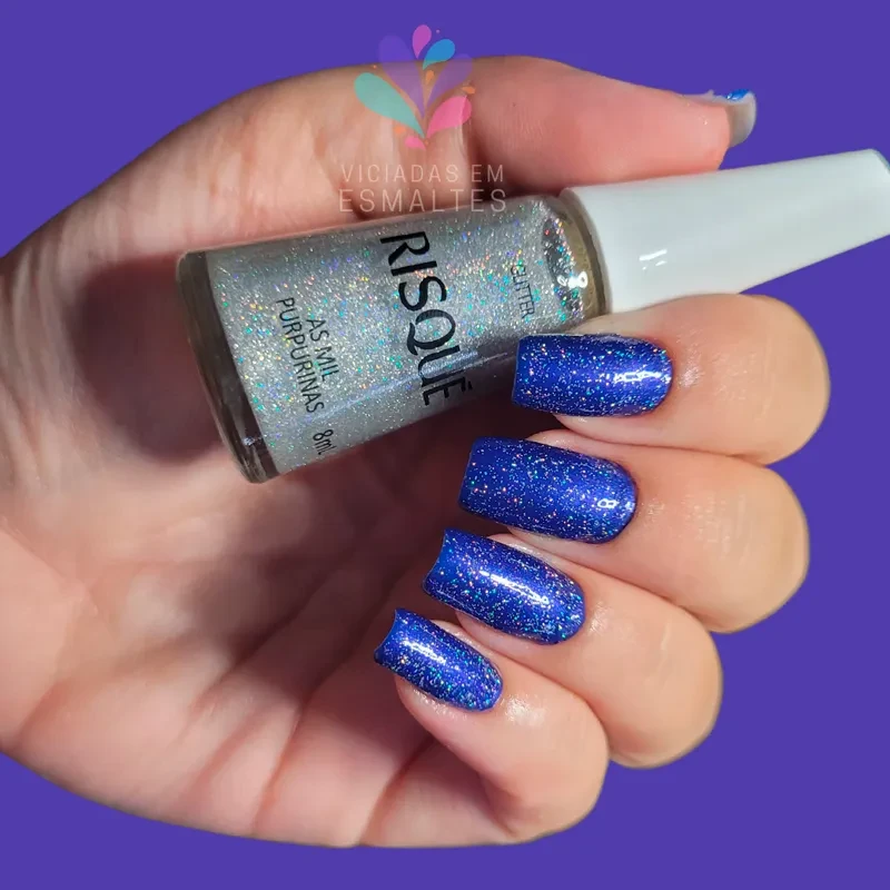 Esmalte Impala Infinito Com Glitter Risqué As Mil Purpurinas
