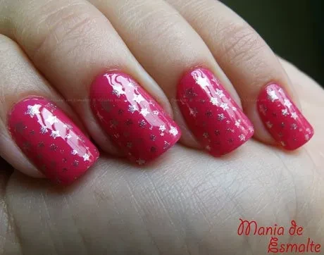 Unhas Decoradas com Carimbo