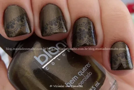 Esmalte para carimbo Preto La femme