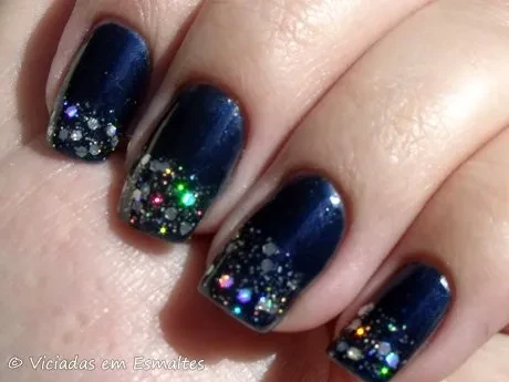 Ombré Nails Midnight Affair Revlon e Techno China Glaze