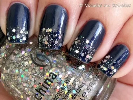 Ombré Nails Midnight Affair Revlon e Techno China Glaze
