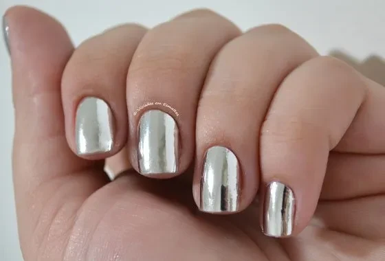 Esmalte em Adesivo Nail Dressor Prata