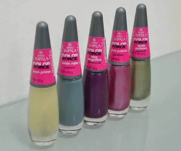 Coleção de Esmaltes Color Force Impala - todas as cores