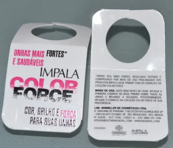 Coleção Color Force Impala - selo da coleção