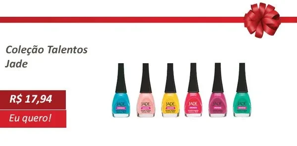 Coleção de Esmaltes Jade Talentos
