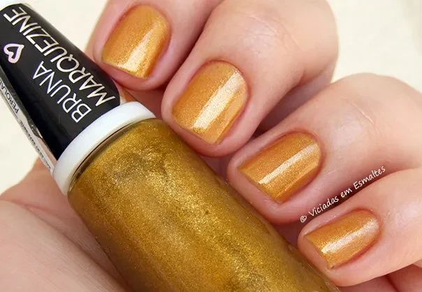 Esmaltes Bruna Marquezine - Perolado Gold