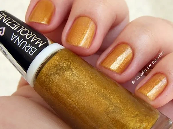 Esmaltes Bruna Marquezine - Perolado Gold