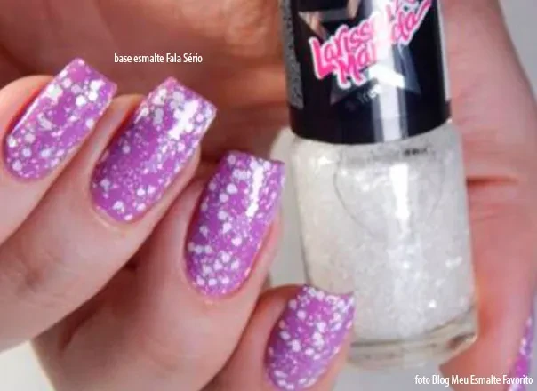 Unhas com o Esmalte Larissa Manoela Superstar