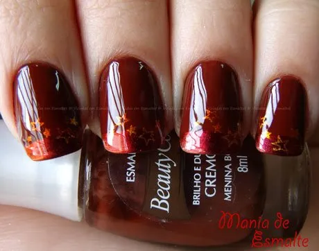 Unhas Decoradas com Carimbo