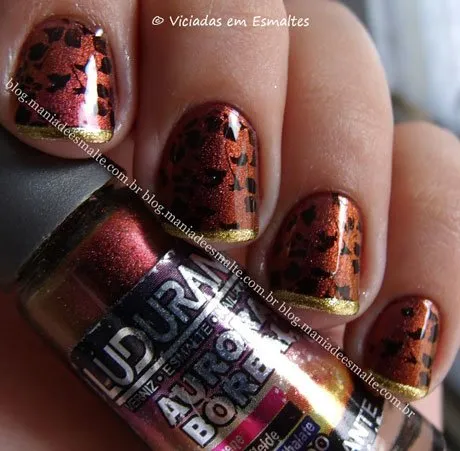 Unhas Decoradas com Carimbo