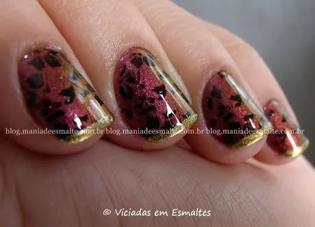 Unhas Decoradas com Esmalte Ludurana