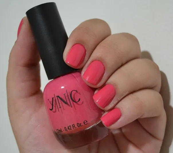 Unhas com Esmalte YNC Princess