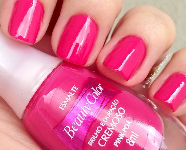 Esmalte Beauty Color Pink Poá