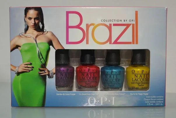 Mini Kit OPI Liquid Sand Brazil Beach Sandies