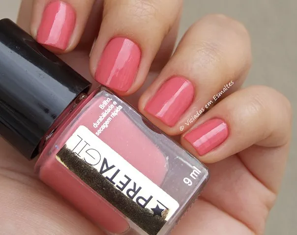 Esmalte Preta Gil Rosa Carola