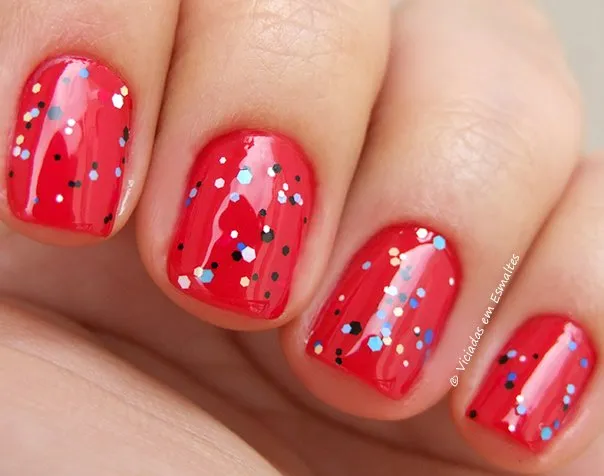 Esmalte Top beauty Cassino Matte Glitter Let's Play