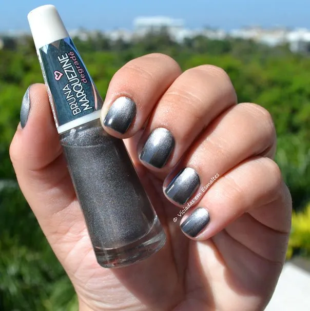 Esmalte Degradê Bruna Marquezine Cinza Black