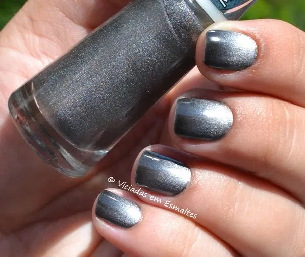 Esmalte Degradê Bruna Marquezine Cinza Black
