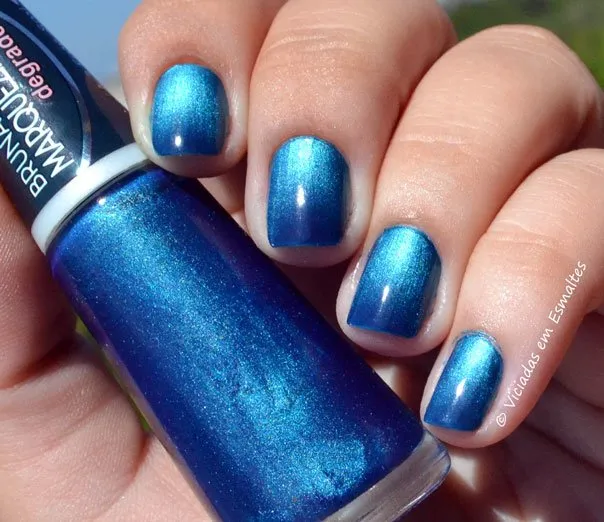esmalte degrade bruna marquezine blue black