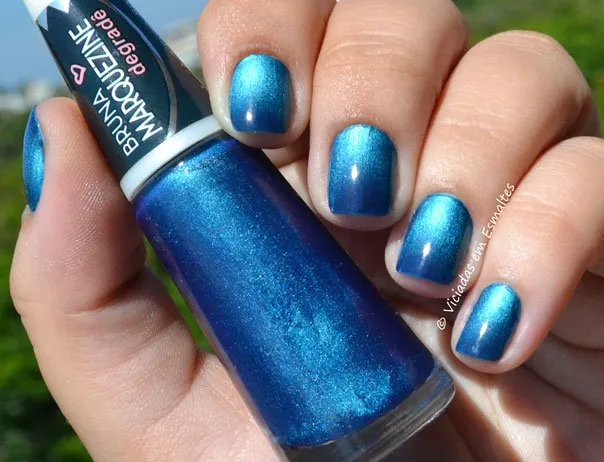 esmalte degrade bruna marquezine blue black