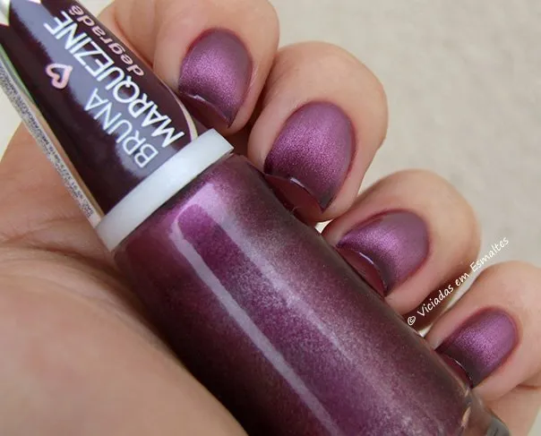 Esmalte Bruna Marquezine Degrade Violeta Black