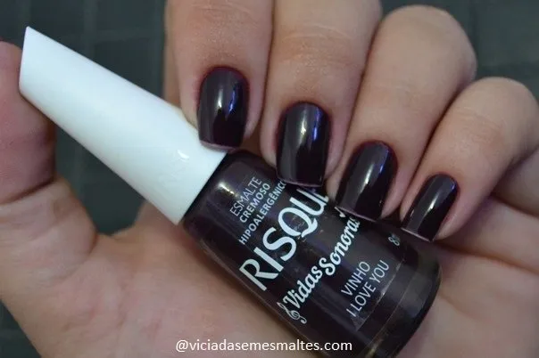 Esmalte Risqué Vinho I Love You