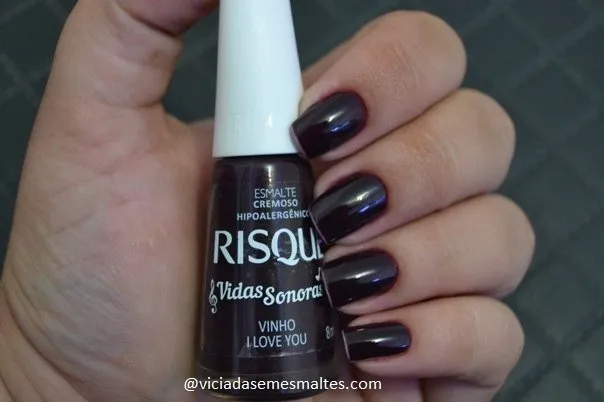 Esmalte Risqué Vinho I Love You