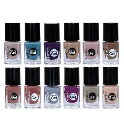Esmaltes Efeito Gel preta Gil