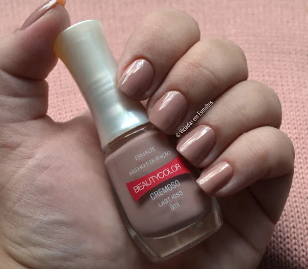 Teste com o Esmalte Beauty Color Last Kiss