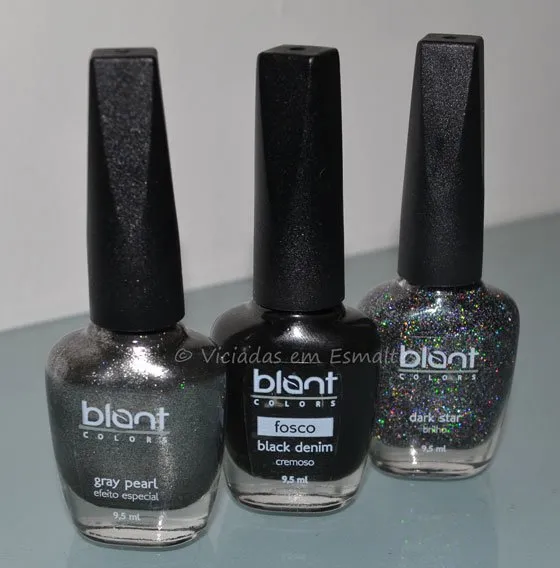 Coleção de Esmaltes Combinadinhos Black Blant COlors