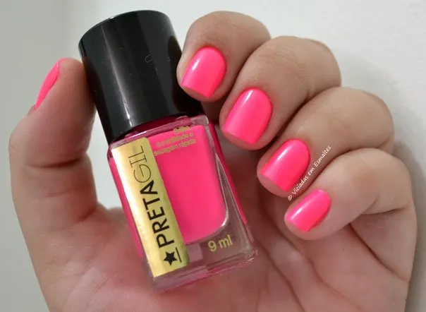 Esmalte Preta Gil Rosa Axé