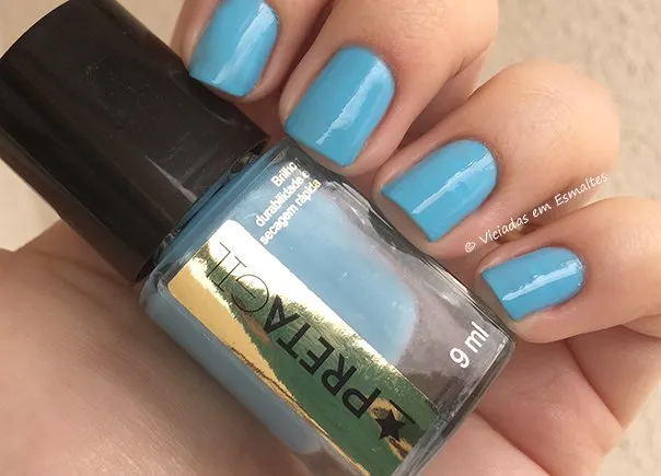 Esmalte Preta Gil Azul Ipanema