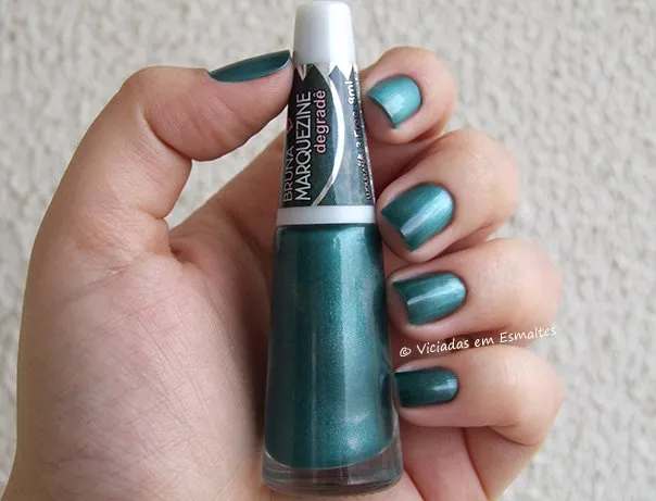 Esmalte Degrade Bruna Marquezine Turquesa Black