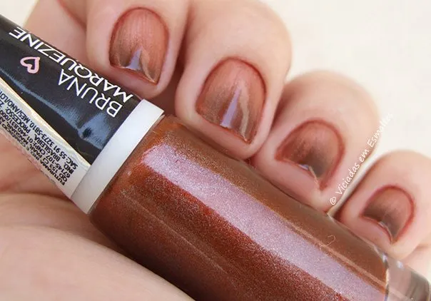 Esmalte Bruna Marquezine Degrade Marrom Black