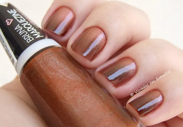 Esmalte Bruna Marquezine Degrade Marrom Black